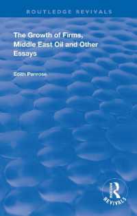 The Growth of Firms, Middle East Oil and Other Essays (Routledge Revivals)