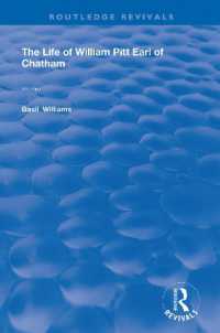 The Life of Wiliam Pitt Earl of Chatham : Volume 1 (Routledge Revivals)