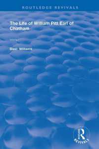 The Life of Wiliam Pitt Earl of Chatham : Volume 1 (Routledge Revivals)