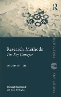 社会調査法重要概念事典（第２版）<br>Research Methods : The Key Concepts (Routledge Key Guides) （2ND）