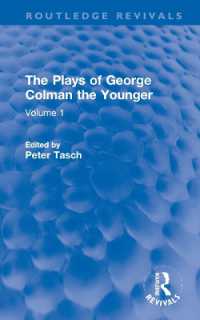The Plays of George Colman the Younger : Volume 1 (Routledge Revivals)