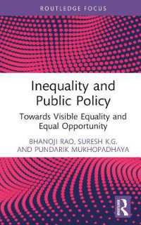 Inequality and Public Policy : Towards Visible Equality and Equal Opportunity (Routledge Studies in the Modern World Economy)
