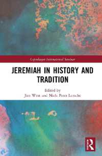 Jeremiah in History and Tradition (Copenhagen International Seminar)