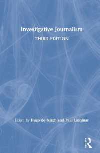 調査報道（第３版）<br>Investigative Journalism （3RD）