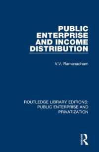 Public Enterprise and Income Distribution (Routledge Library Editions: Public Enterprise and Privatization)