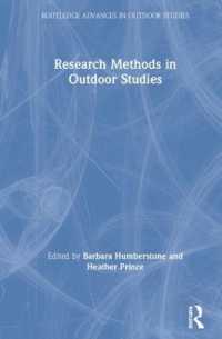 Research Methods in Outdoor Studies (Routledge Advances in Outdoor Studies)