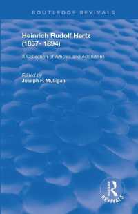 Heinrich Rudolf Hertz (1857-1894) : A Collection of Articles and Addresses (Routledge Revivals)