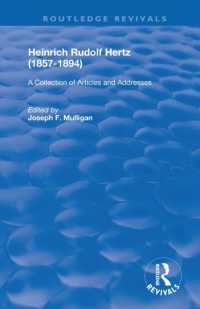 Heinrich Rudolf Hertz (1857-1894) : A Collection of Articles and Addresses (Routledge Revivals)