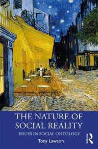 The Nature of Social Reality : Issues in Social Ontology (Economics as Social Theory)