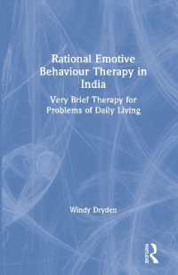 Rational Emotive Behaviour Therapy in India : Very Brief Therapy for Problems of Daily Living