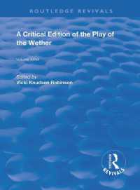 A Critical Edition of the Play of the Wether (Routledge Revivals)