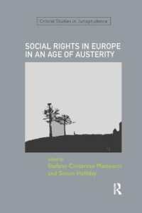 SOCIAL RIGHTS IN EUROPE IN AN AGE OF AUSTERITY (Critical Studies in Jurisprudence)