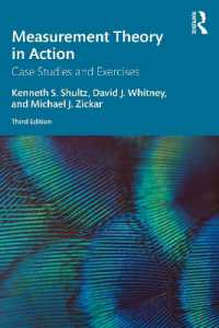 実践測定理論（第３版）<br>Measurement Theory in Action : Case Studies and Exercises （3RD）