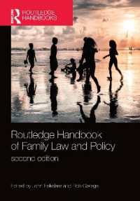 ラウトレッジ版　家族法と政策ハンドブック（第２版）<br>Routledge Handbook of Family Law and Policy (Routledge Handbooks in Law) （2ND）