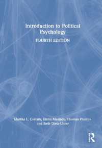 政治心理学入門（第４版）<br>Introduction to Political Psychology （4TH）