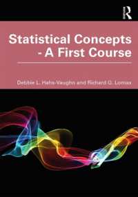 心理学のための統計学的概念入門：初級編<br>Statistical Concepts - a First Course