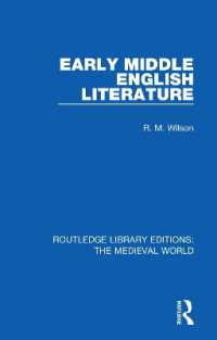Early Middle English Literature (Routledge Library Editions: The Medieval World)
