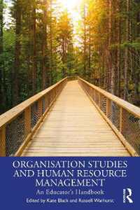 組織研究と人的資源管理<br>Organisation Studies and Human Resource Management : An Educator's Handbook