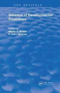 Genetics of Developmental Disabilities (Routledge Revivals) -- Hardback