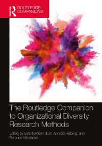 ラウトレッジ版　組織的多様性の調査法必携<br>The Routledge Companion to Organizational Diversity Research Methods (Routledge Companions in Business, Management and Marketing)
