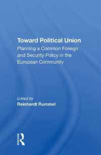Toward Political Union : Planning a Common Foreign and Security Policy in the European Community