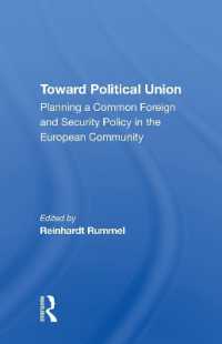 Toward Political Union : Planning a Common Foreign and Security Policy in the European Community