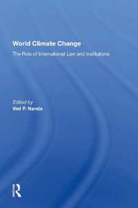 World Climate Change : The Role of International Law and Institutions