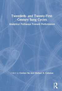Twentieth- and Twenty-First-Century Song Cycles : Analytical Pathways toward Performance