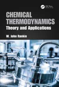 化学熱力学（テキスト）<br>Chemical Thermodynamics : Theory and Applications