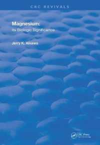 Magnesium : It's Biologic Significance (Routledge Revivals) -- Hardback