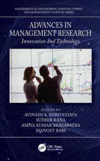 Advances in Management Research : Innovation and Technology (Mathematical Engineering, Manufacturing, and Management Sciences)