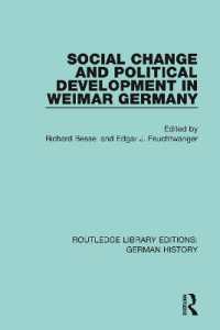 Social Change and Political Development in Weimar Germany (Routledge Library Editions: German History)