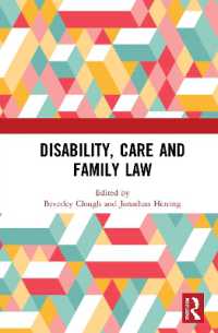 障害、ケアと家族法<br>Disability, Care and Family Law