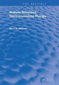 Multiple-monitored Electroconvulsive Therapy (Routledge Revivals) -- Paperback / softback