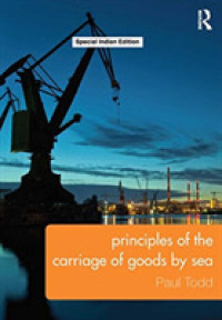 Principles of the Carriage of Goods by S -- Paperback