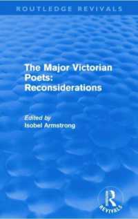 Major Victorian Poets Reconsiderations R -- Paperback