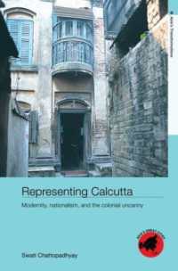 Representing Calcutta -- Paperback