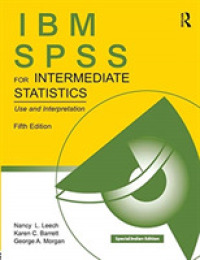 Ibm SPSS for Intermediate Statistics -- Paperback