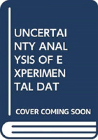 Uncertainty Analysis of Experimental Dat -- Hardback