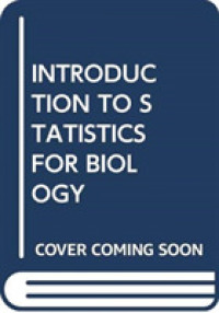Introduction to Statistics for Biology -- Hardback