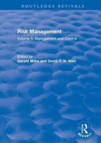 Risk Management : Volume II: Management and Control (Routledge Revivals)