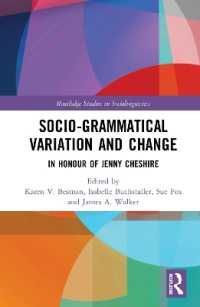 Advancing Socio-grammatical Variation and Change : In Honour of Jenny Cheshire (Routledge Studies in Sociolinguistics)