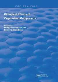 Biological Effects of Organolead Compounds (Routledge Revivals) -- Hardback