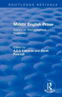 Middle English Prose : Essays on Bibliographical Problems (Routledge Revivals)