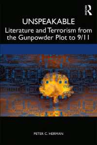 文学とテロリズム：シェイクスピアから9.11まで<br>Unspeakable : Literature and Terrorism from the Gunpowder Plot to 9/11