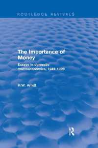 The Importance of Money : Essays in Domestic Macroeconomics, 1949-1999 (Routledge Revivals)
