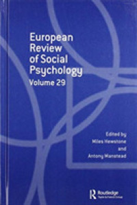 European Review of Social Psychology: Volume 29 (Special Issues of the European Review of Social Psychology)