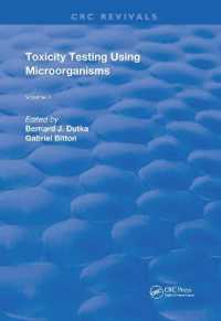 Toxicity Testing Using Microorganisms (Routledge Revivals) -- Hardback