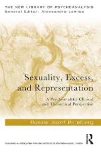 Sexuality, Excess, and Representation : A Psychoanalytic Clinical and Theoretical Perspective (The New Library of Psychoanalysis)