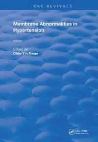 Membrane Abnormalities In Hypertension (Routledge Revivals") 〈1〉